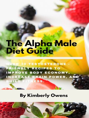 cover image of THE ALPHA MALE DIET GUIDE